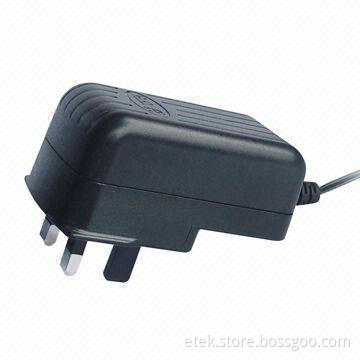 Switching Adapter with BS AC Plug and Output Power of 12W